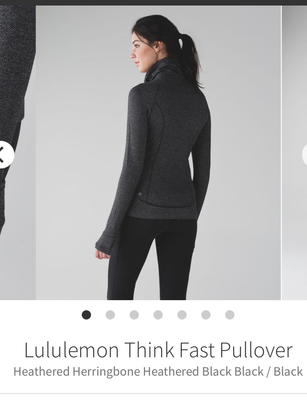 Lululemon Think Fast Pullover